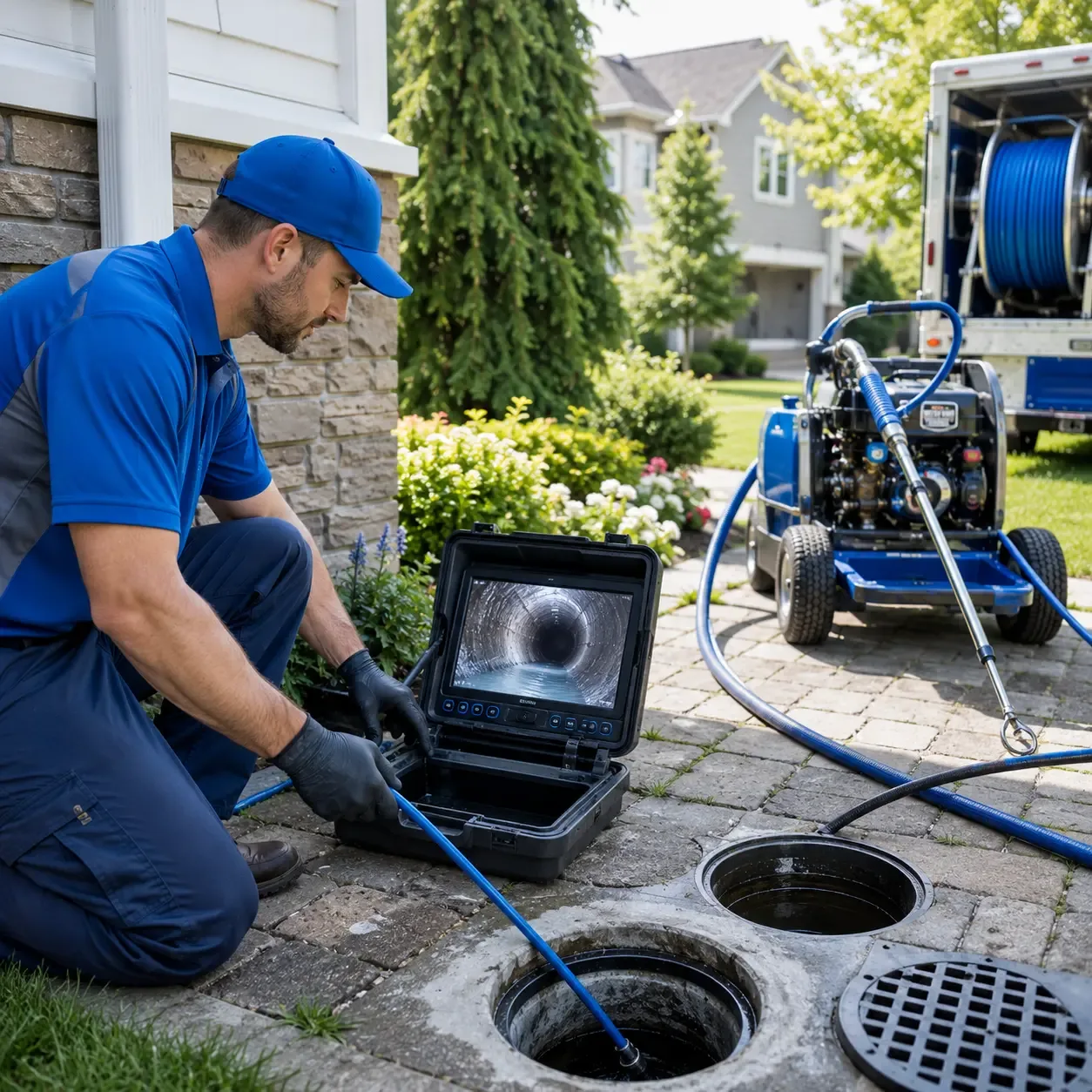 Outdoor drain cleaning professionals serving Yoakum, TX